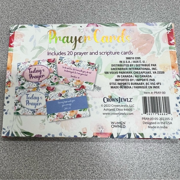 Bible Verse | PRAYER CARDS | Prayer Box with mini pad & pencil - Picture 7 of 8